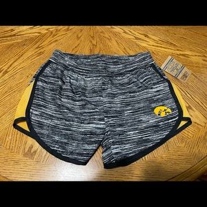 Women’s S 4-6 Iowa Hawkeyes Athletic Shorts